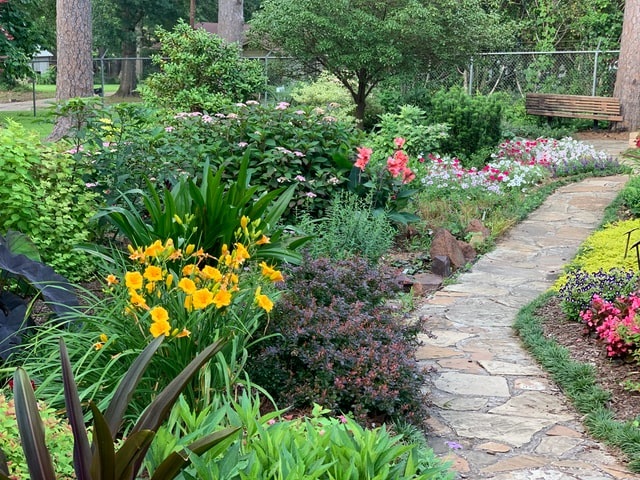 Garden with sufficient space